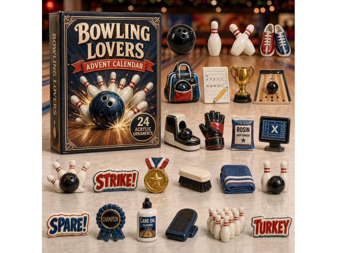 Calendário Do Advento 2d 2026 (bowling - Bola E Pinos)