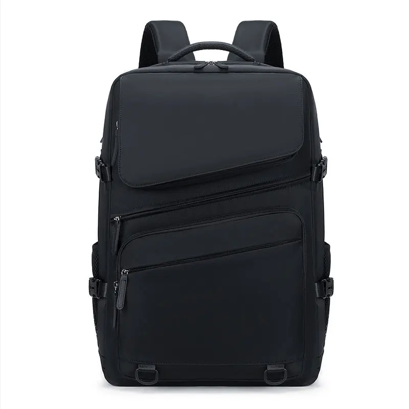 (2553-preto) Mochila De Viagem De Grande Capacidade Para Homens E Mulheres, Viagens De Negócios, Mochila Para Avião