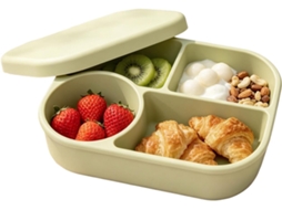Recipientes De Silicone Preção Alimentos, 750ml, Com 4 Compartimentos