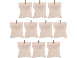 Pesos Para Cortinas Externas, 10 Peças, Bege Claro, Sacos De Areia, Clips Resistentes Para Toldos, P