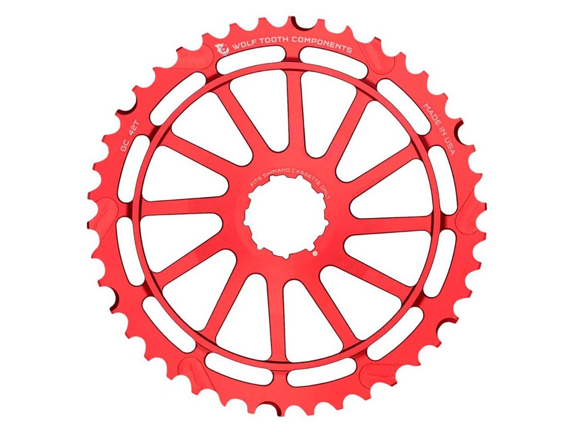 Roda Livre Shimano Dourado 42Twolf Tooth