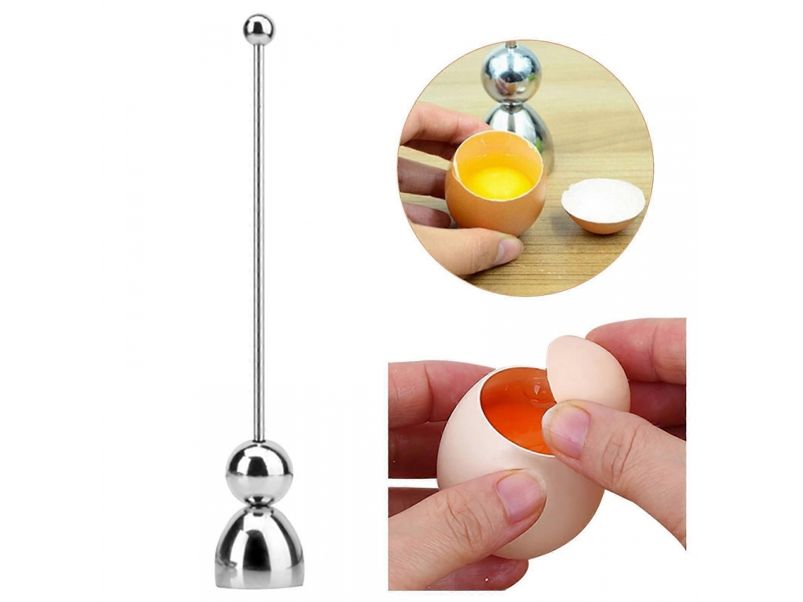 Cortador E Abridor De Cascas De Ovos, Para Versões Cozidas, Utensílio Manual De Cozinha, Para Preparação Prática No Café Da Manhã E Confeitaria
