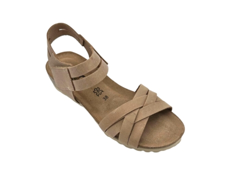 Sandálias Tacão de Mulher NENIC Pele Bege (37)