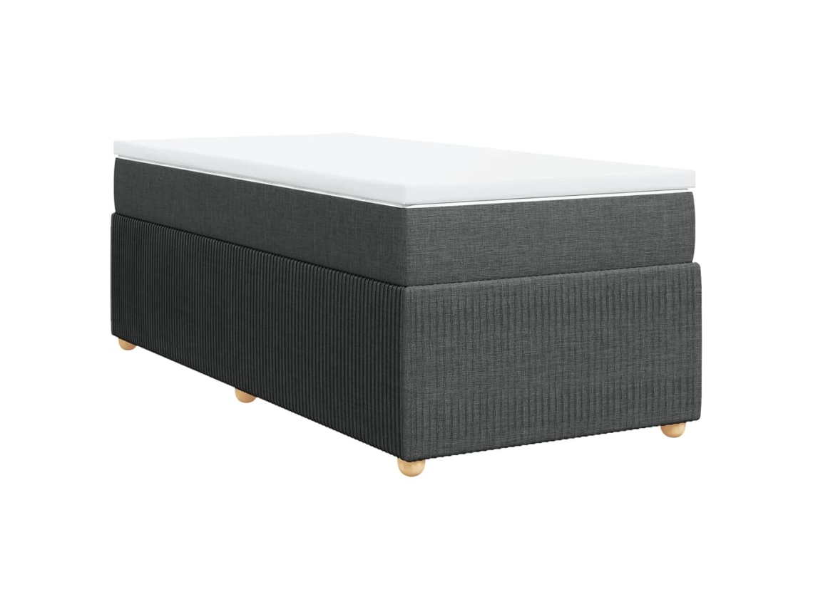 Box Spring Bed, Box Spring Beds Vidaxl Cinzeto Tecido (90 X 200 Cm)