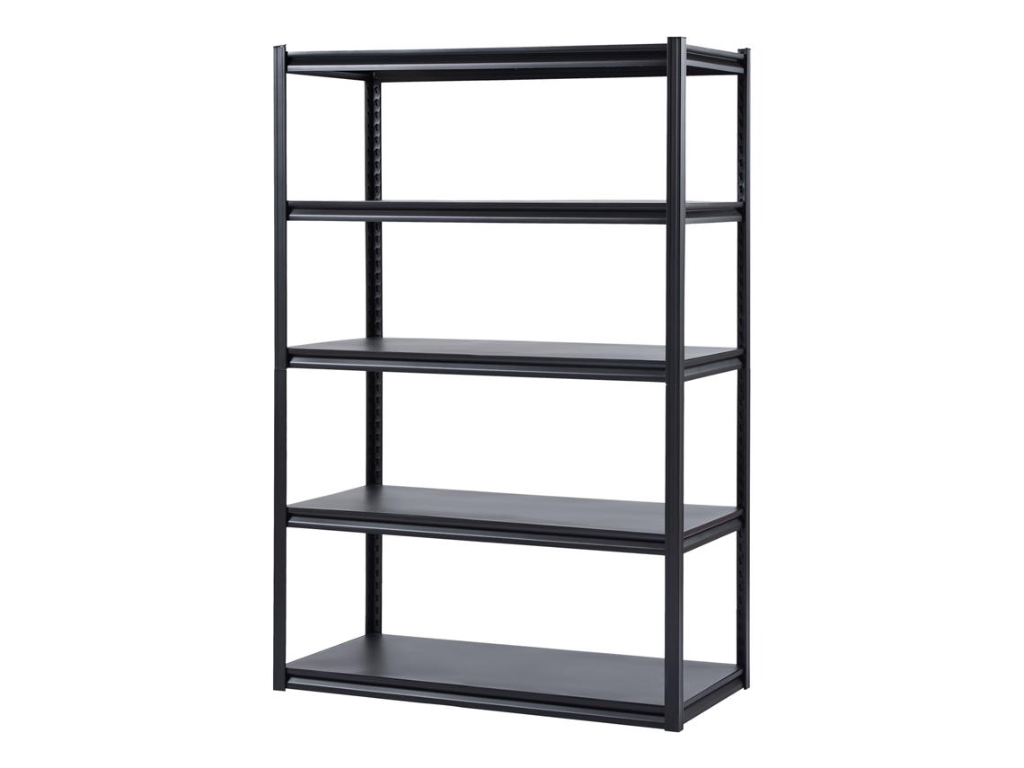 Prateleiras de Armazenamento 5 Níveis 609,6 X 1219,2 1828,8 Mm, Capacidade Carga Total 1361 Kg, Metal Ajustáveis para Garagem, Cozinha, Depósito,