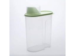 Caja De Armazenamento De Cereais De Cor Verde Claro Material Pp Alimentar Com Boca Larga E Design Ergonômico