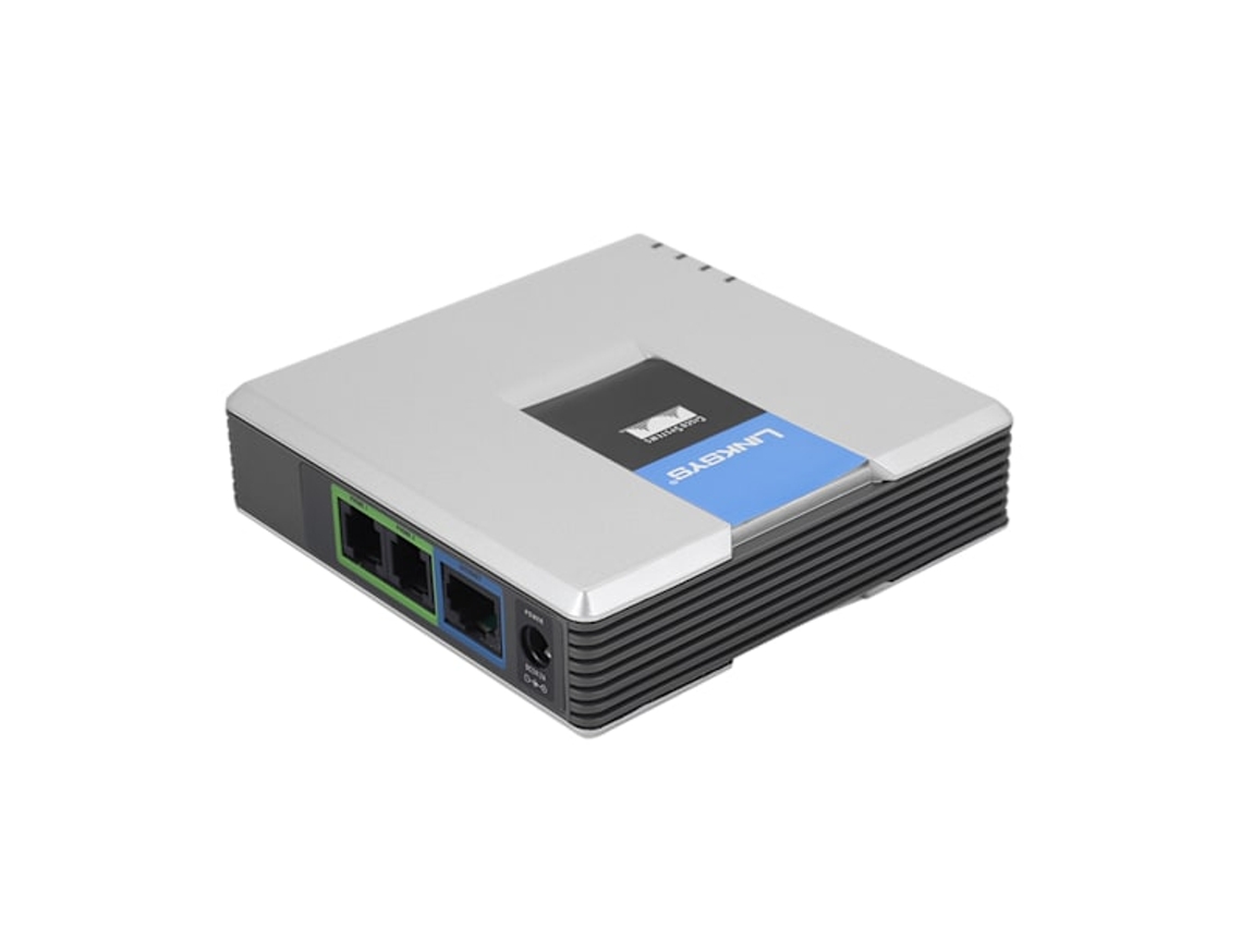 Gateway Voip Internet Phone 2 Portas Adaptador Sip Rj45 Cabo Para Linksys Pap2t Plugue Ue 100 240v Slowmoose