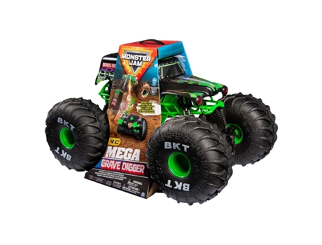 Carro MONSTER JAM Rc Mega Grave Digger (4 anos - 47,96 x 71,12 x 45,09 cm)