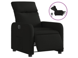 Electric Recliner Chair, Electric Recliner Chairs Vidaxl Preto Tecido