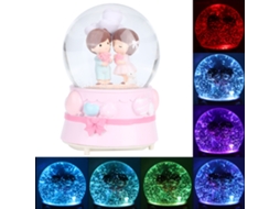 Caixa de Música Cristal Bola Luz | S/MARCA