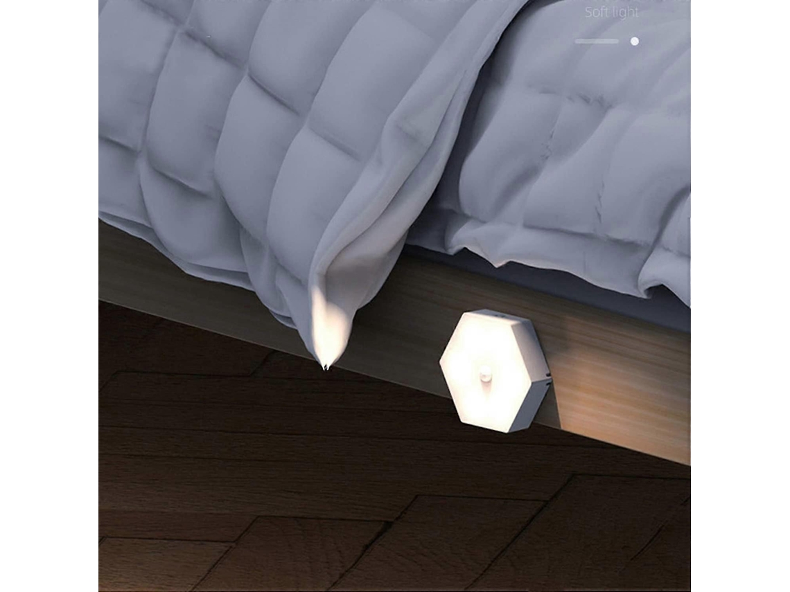 Luz Noturna Led Com Detector De Movimento E Sensor De