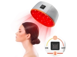 Boné de Terapia Luz Vermelha Infravermelha Usb com 660nm850nm para Crescimento Cabelo, T Ratamento Rápi GOKOCO