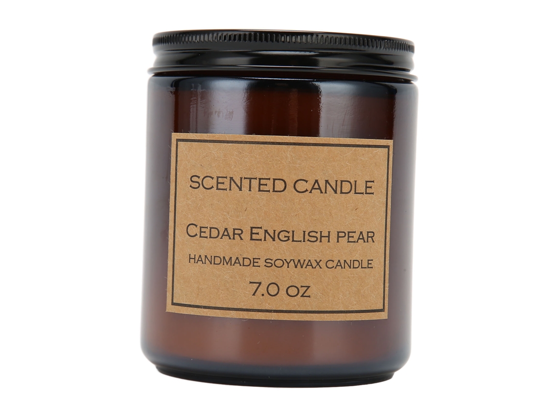 Vela Aromática de Cera de Soja para Quarto Escritório Bar