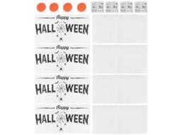 Adesivos De Parede Halloween 4 Conjuntos Decorativos Festivos