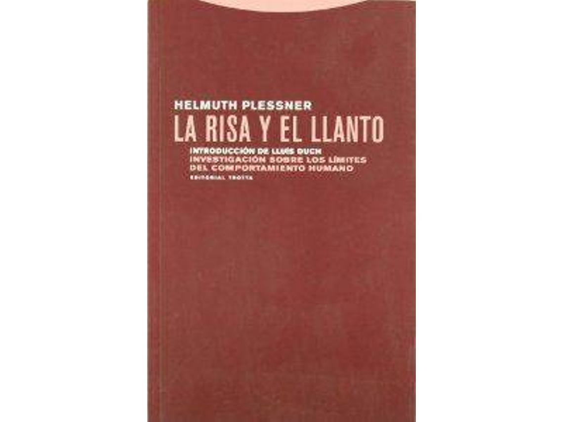 Livro Risa Y El Llanto de Helmuth Plessner (Espanhol)