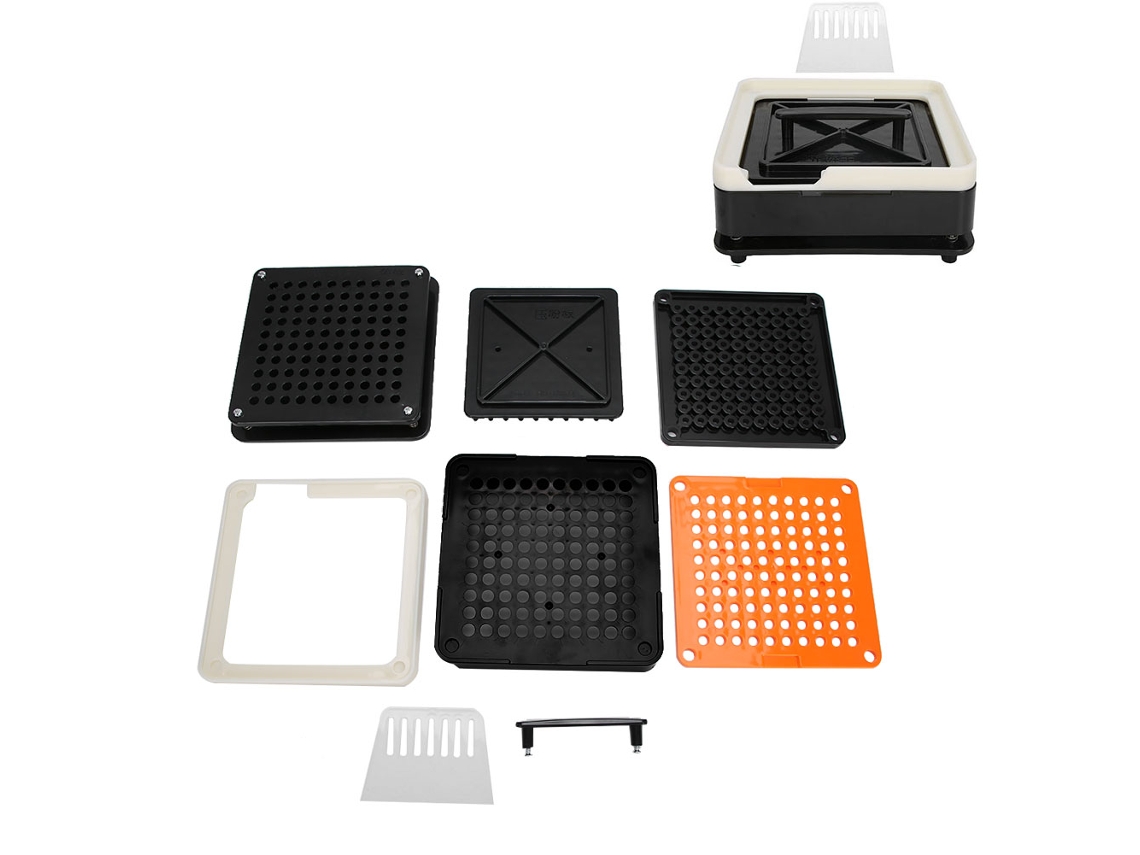 KOFIHETY Máquina De Preenchimento De Cápsulas Manual Com Placa Preta, 100 Furos, Abs, Para Pressão E Preenchimento Com Pó