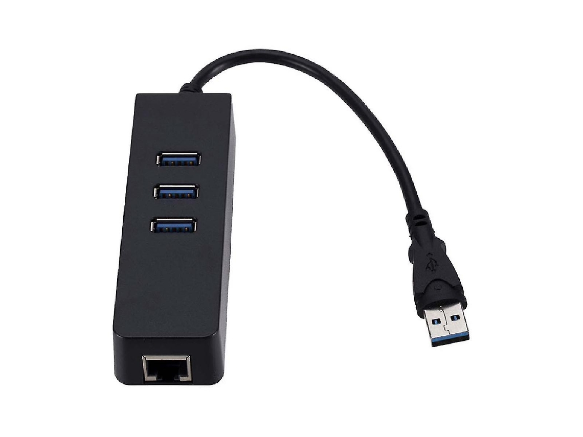 Usb3.0 Gigabit Etet Adaptador 3 Portas Usb Para Rj45 Lan Para Computador Desktop Brilvibera