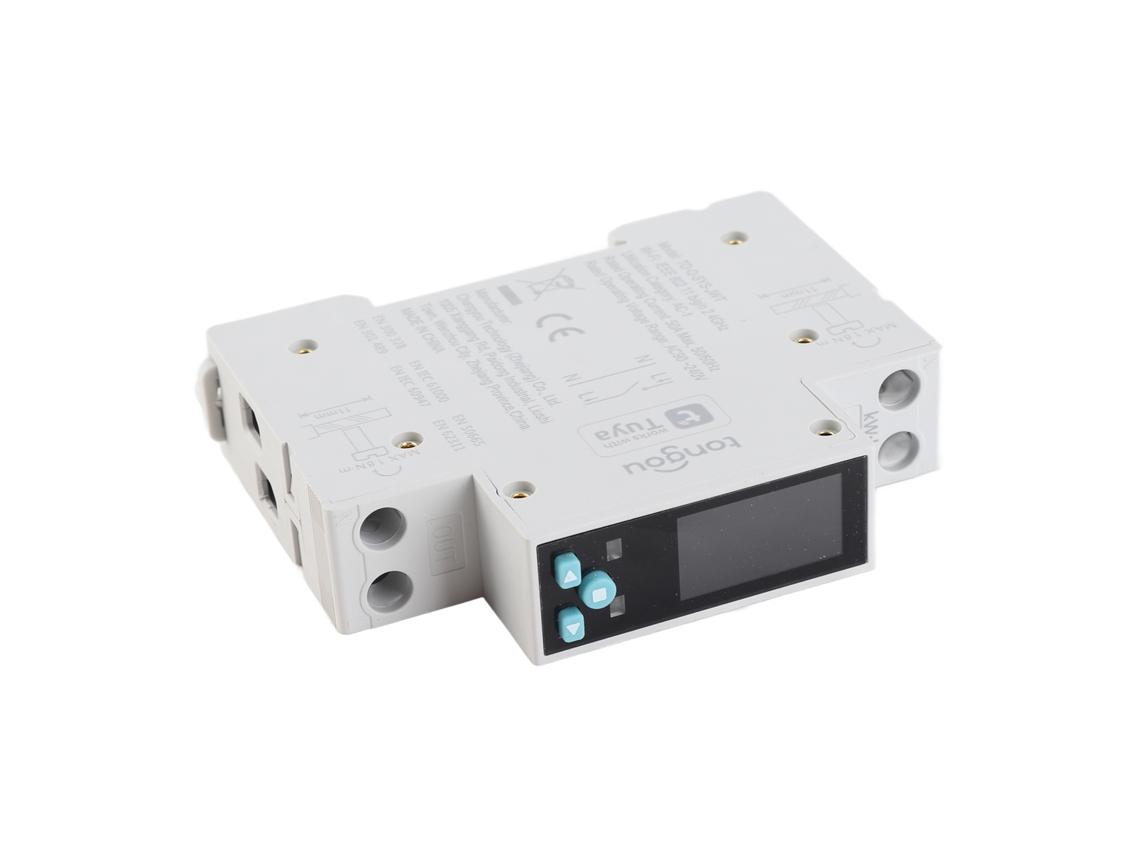 Interruptor Inteligente Din Rail 35mm WiFi Tuya com Medidor de Energia MARCA