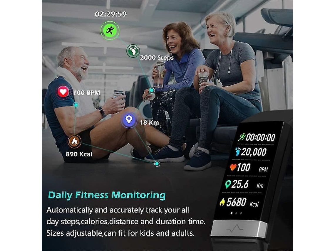 Monitor De Frequência Cardíaca Rastreador De Atividade Fitness Da Pressão Arterial