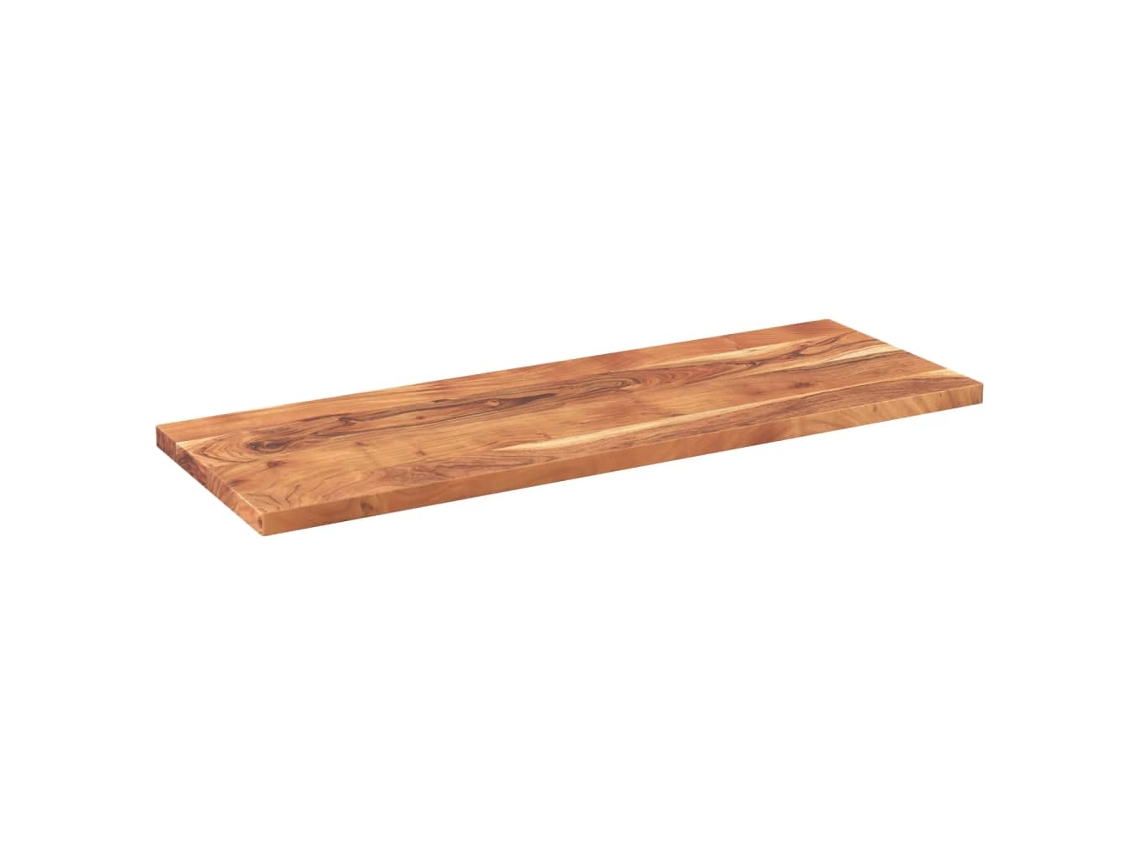 Tampo De Mesa | Tampo De Secretária Retangular 160x50x2,5 Cm Madeira De Acácia Maciça Lovely Home