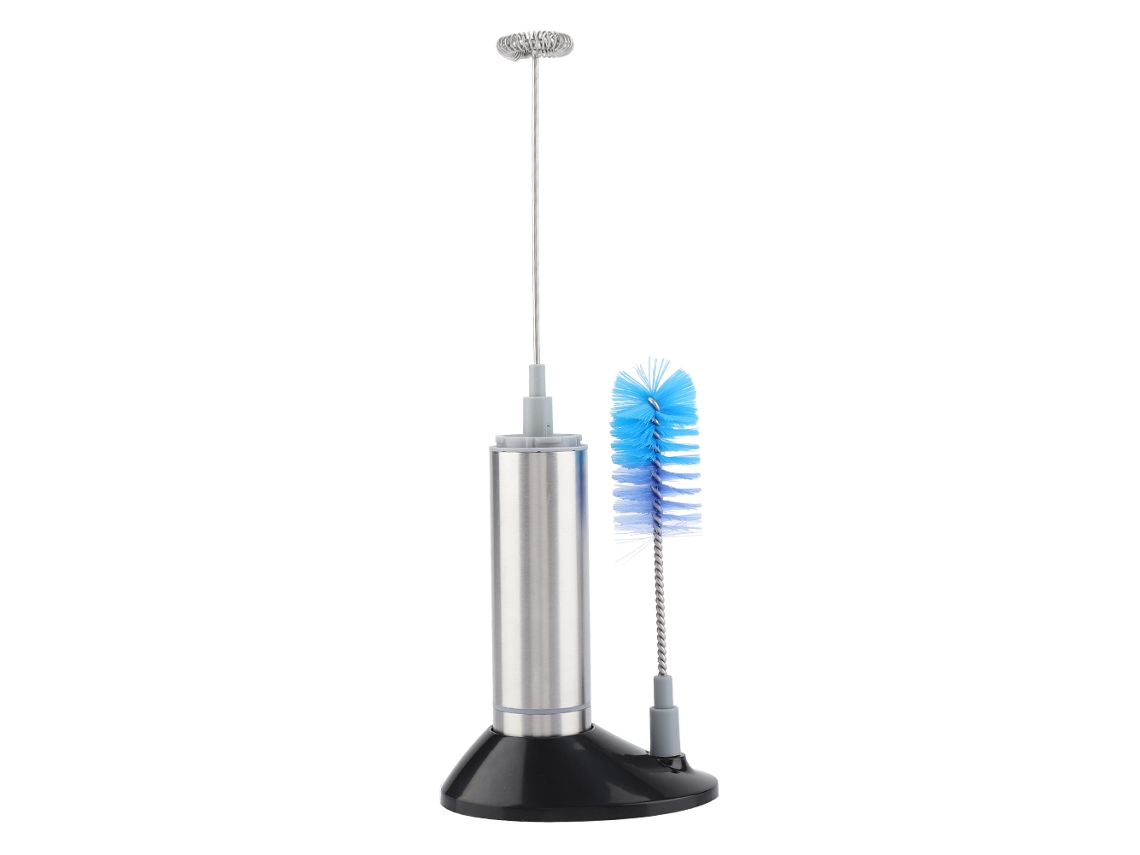 Laxiscreed Frother De Leite Elétrico Em Aço Inoxidável Com Cabeça De Camada Única
