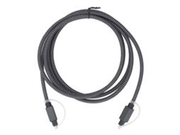 2026zentro-cabo Óptico Digital Audível Spdif Com Porta Quadrada Conexão Fibra Óptica Para Soundbar Tv Alto-falante 1,8 Metro
