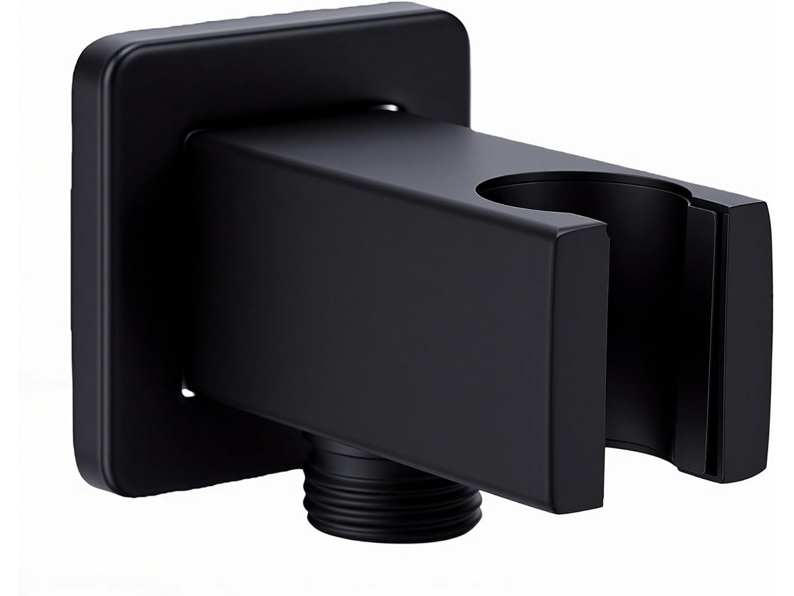 Cotovelo De Aço Inoxidável Fdit Para Alimentação Parede Com Flange Rosca Macho G1 2 Suporte Chuveiro Mão, Suporte De