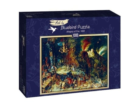 Puzzle 1000 Pcs Jan Brueghel The Elder The Allegory Of Fire 1608 Bluebird