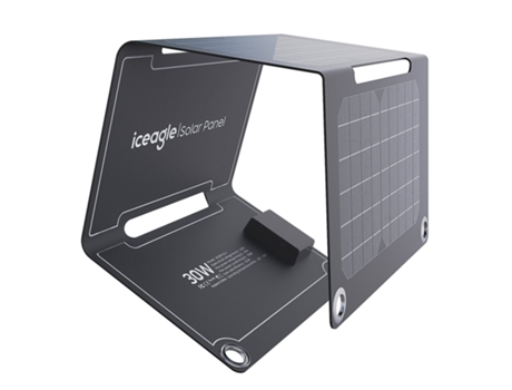 Carregador Solar Monocristalino Dobrável 30 W De Painel Solar ICEAGLE
