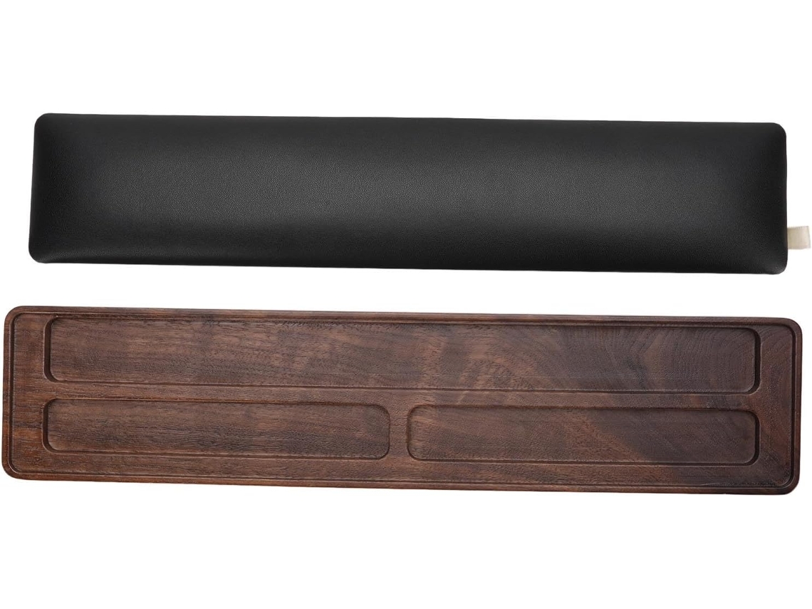 Apoio De Pulso Em Espuma Viscoelástica Para Teclado, Com Base.