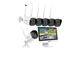 Câmera De Segurança, Resolução De 8mp, Visão Noturna De Até 30 Metros, 6pcs 8mp Câmeras