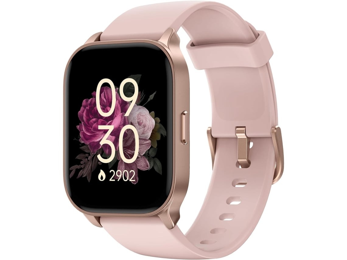 SmartWatch YEMAESRE IDW17 com Função de Chamada Feminina Ip68 À Prova DÁgua Compatível com Android Iphone Rosa