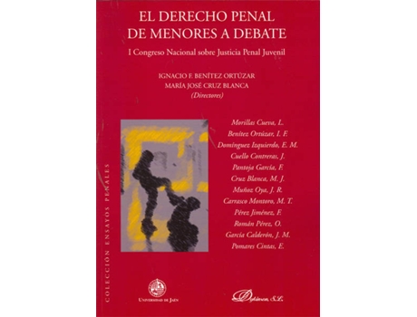 Livro Derecho Penal De Menores A Debate de Vários Autores (Espanhol)