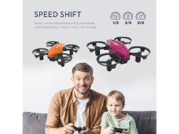 Mini Drone de Controle Remoto Gt1 para Crianças Duração Da Bateria: 8 Min 1 Baterias Vermelho YIZHOOD