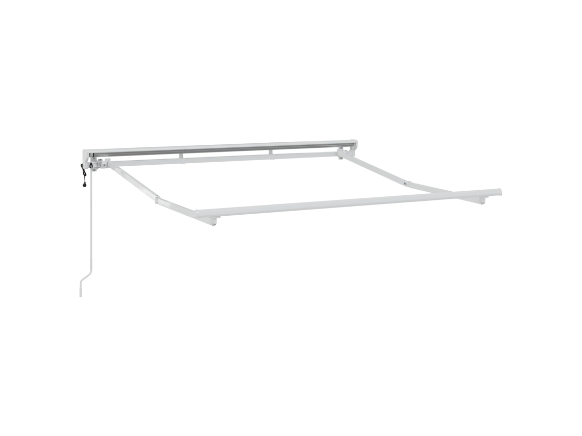 Conjunto 1 Estrutura De Toldo Vidaxl Branco Aço (2,5 X 2 M)