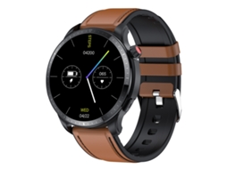 1, 39 Polegadas Ip67 À Prova D'água Cinto Smartwatch Suporte Bluetooth Para Falar/oxigênio De Sangue (marrom)