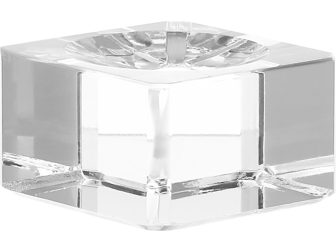 Base De Suporte Robusta Para Bolas Cristal Côncavas 3cm, Sem Bolhas E Distorções, Ideal Para Exibir E Decorar Bolas