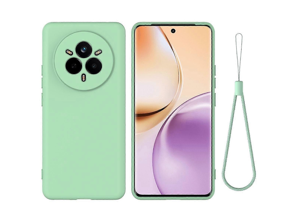 Capa De Silicone Líquido À Prova De Choque Para Celular Pure Color