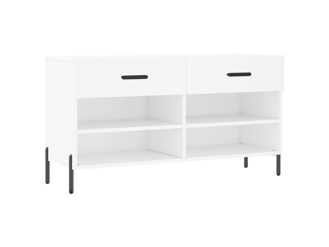 Shoe Bench, Shoe Benches Vidaxl Branco Madeira Processada (n/a)