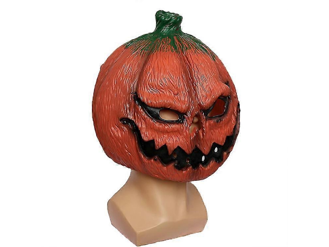 Novidade De Luxo Para Festa De Halloween, Adereços, Máscara De Cabeça De Abóbora De Látex Olysi Shop (abóbora)