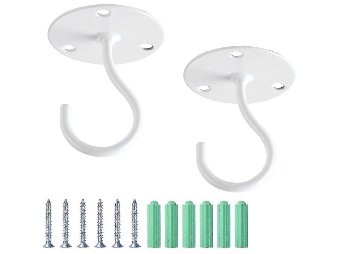 Fasst ganchos de Teto para Plantas Soporte de Pared para Lámparas Colgantes Resistente À Oxidação de Aço CUIDADOS