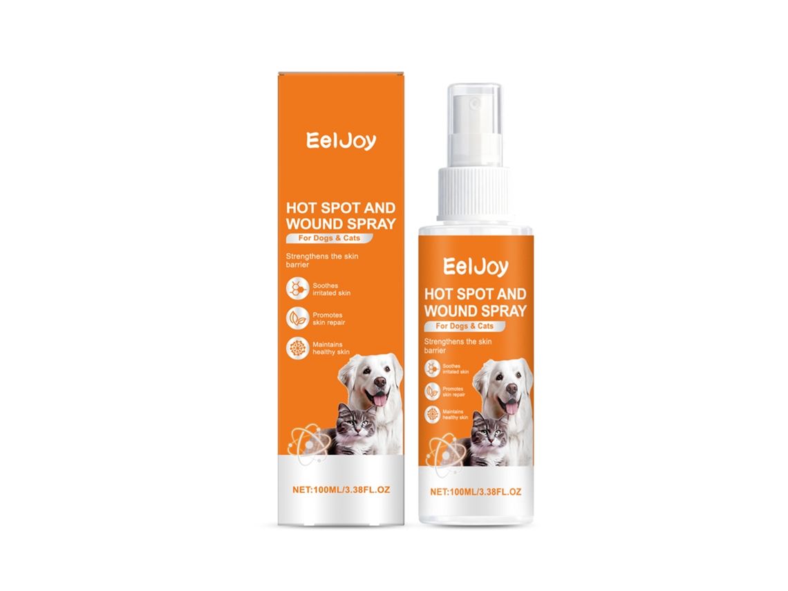 Spray Suave de Cuidado Diário LAXISCREED para Cães e Gatos, Limpeza e Conforto para a Pele
