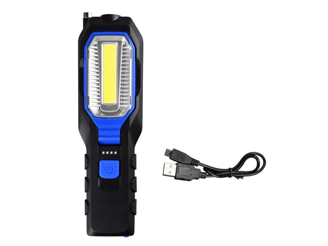 Lanterna De Trabalho Com Sucção Magnética E Iluminação Recarregável Aquaforge