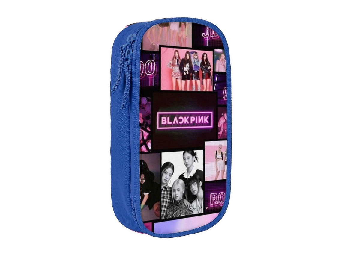 Estojo Blackpink de grande capacidade com zíper duplo para meninos e meninas Yas52 (fmy) Miraflow (21)