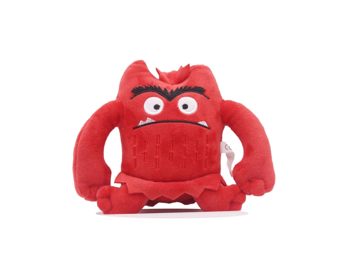 Pelúcia Monstro Vermelho 15cm Para Brinquedo E Presente Infantil
