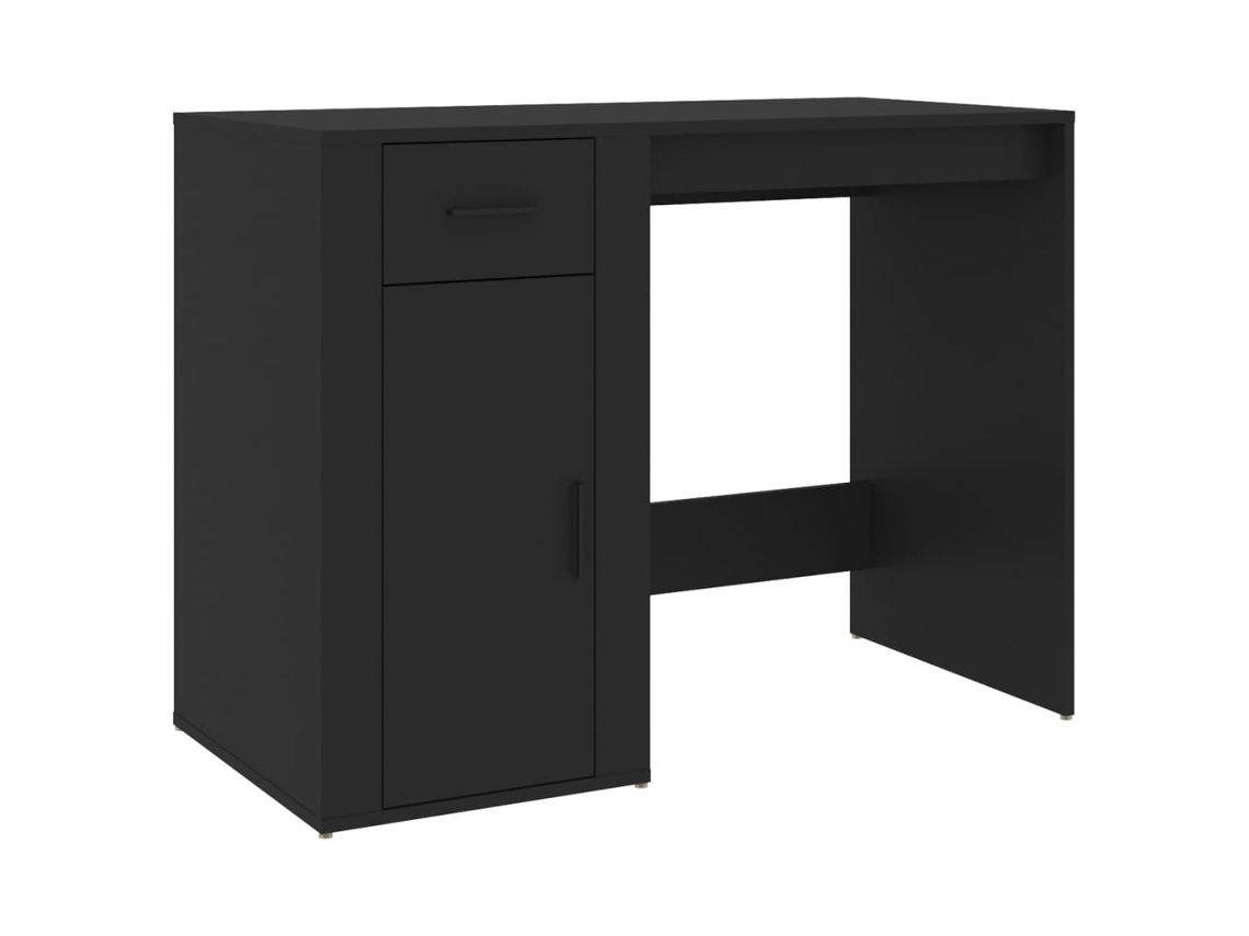 Desk, Desks Vidaxl Preto Madeira Processada (n/a)