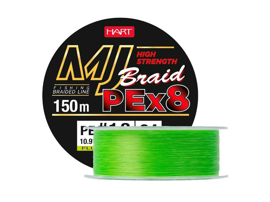 Trançado Mj 150 M Verde 0.105 Mmhart
