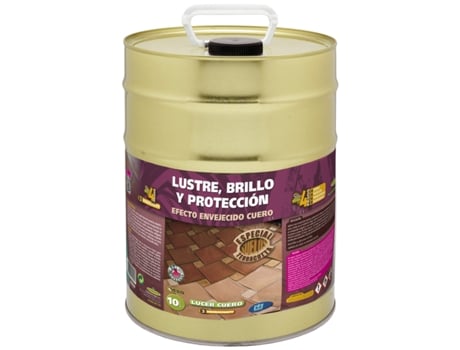 Lucer Acabamento Couro Brilho - Acabamento Interior Envelhecido em Terracota 10L