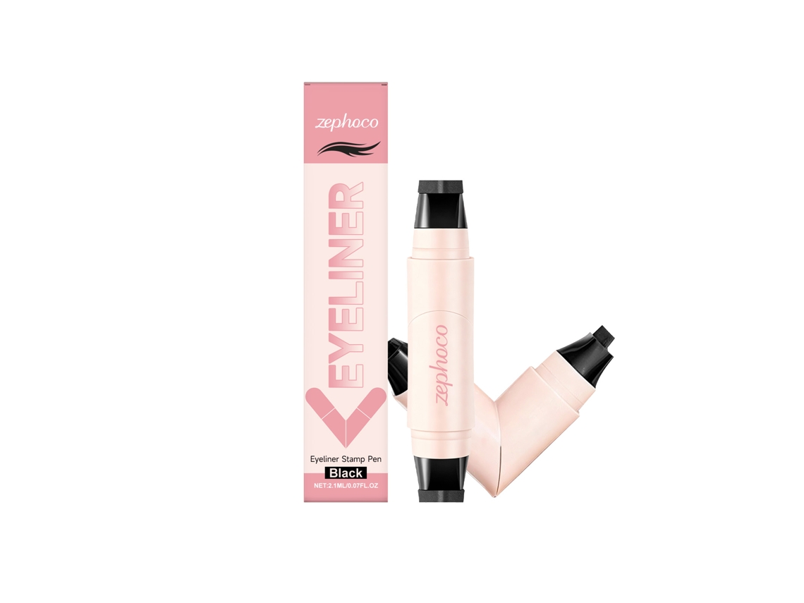 Eyeliner Preto Carimbo Duplo À Prova D'água