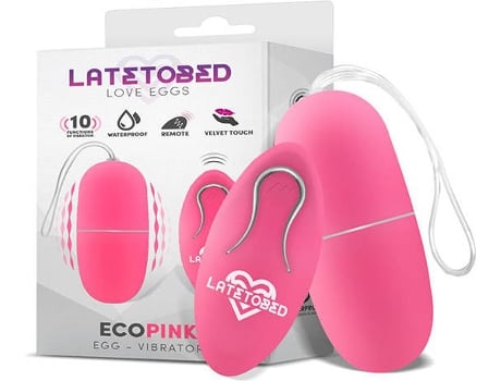 Vibrador LATETOBED Controlo EcoRosa